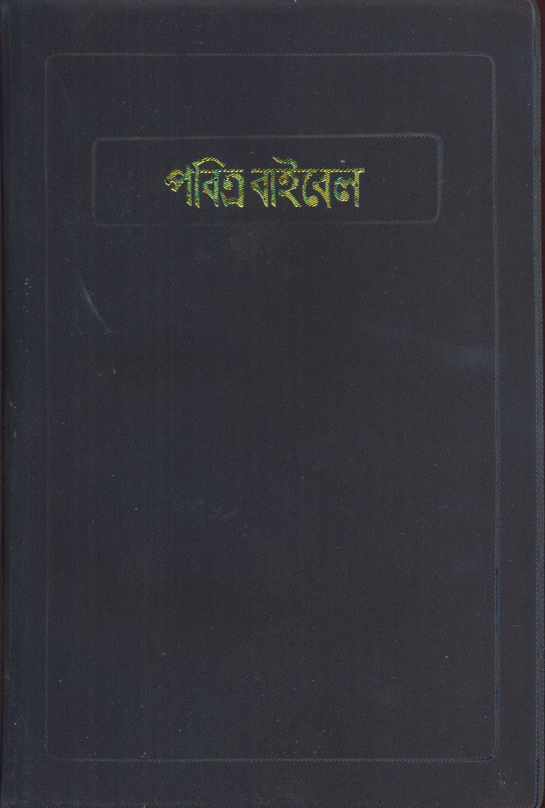 Bengali, Bibel, Plastik, schwarz, Rotschnitt