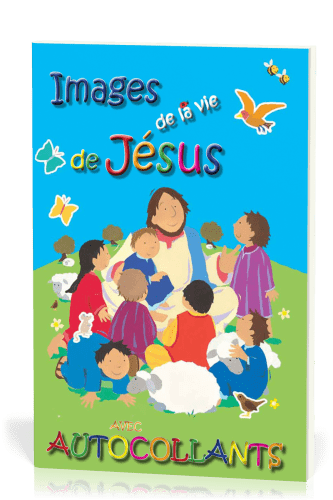 Images de la vie de Jésus avec autocollants