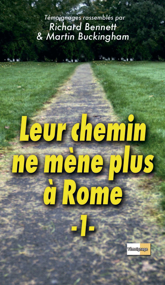 Leur chemin ne mène plus à Rome - Volume 1 - pdf