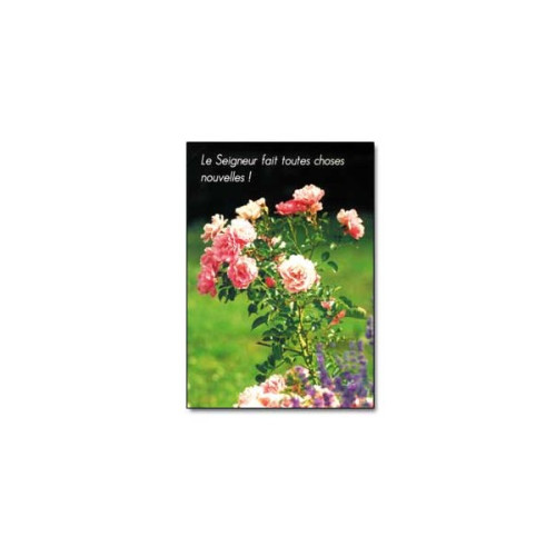 CARTE DOUBLE PHOTO CONDOLEANCES - ROSIER