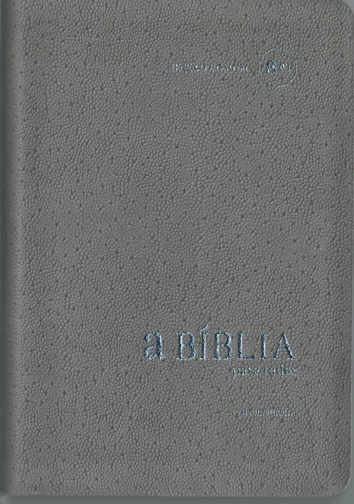 Portugais, Bible BPT Bíblia Para Todos - grise, souple, tranche argentée
