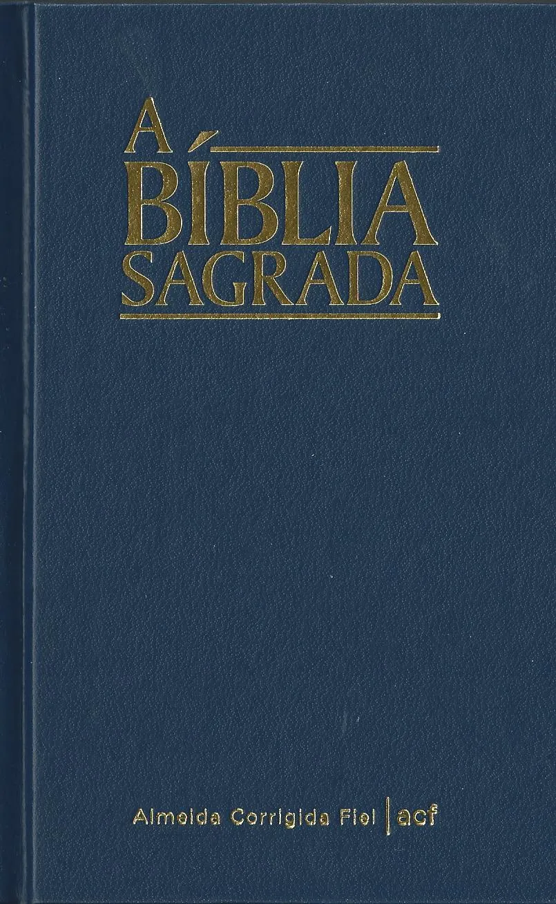Portugiesisch, Bibel Brasilien Almeida Corrigida Fiel, blau