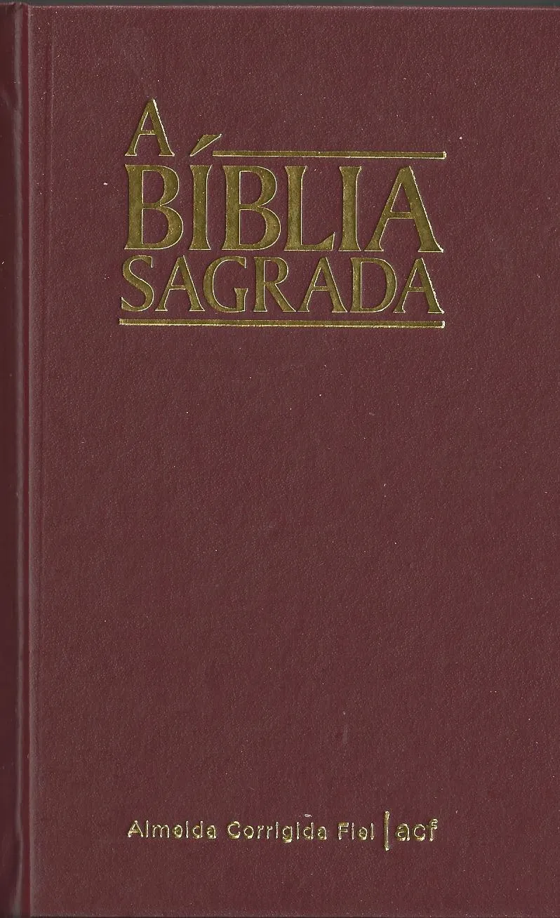 Portugiesisch, Bibel Brasilien Almeida Corrigada Fiel, rot