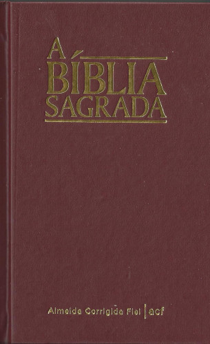 Portugiesisch, Bibel Brasilien Almeida Corrigada Fiel, rot