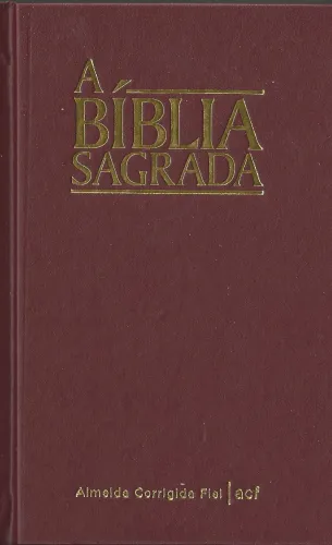 Portugiesisch, Bibel Brasilien Almeida Corrigada Fiel, rot