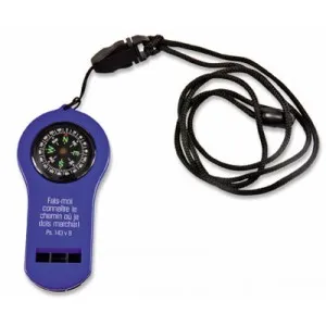 SIFFLET BOUSSOLE "FAIS-MOI CONNAÎTRE LE CHEMIN OÙ JE DOIS MARCHER."