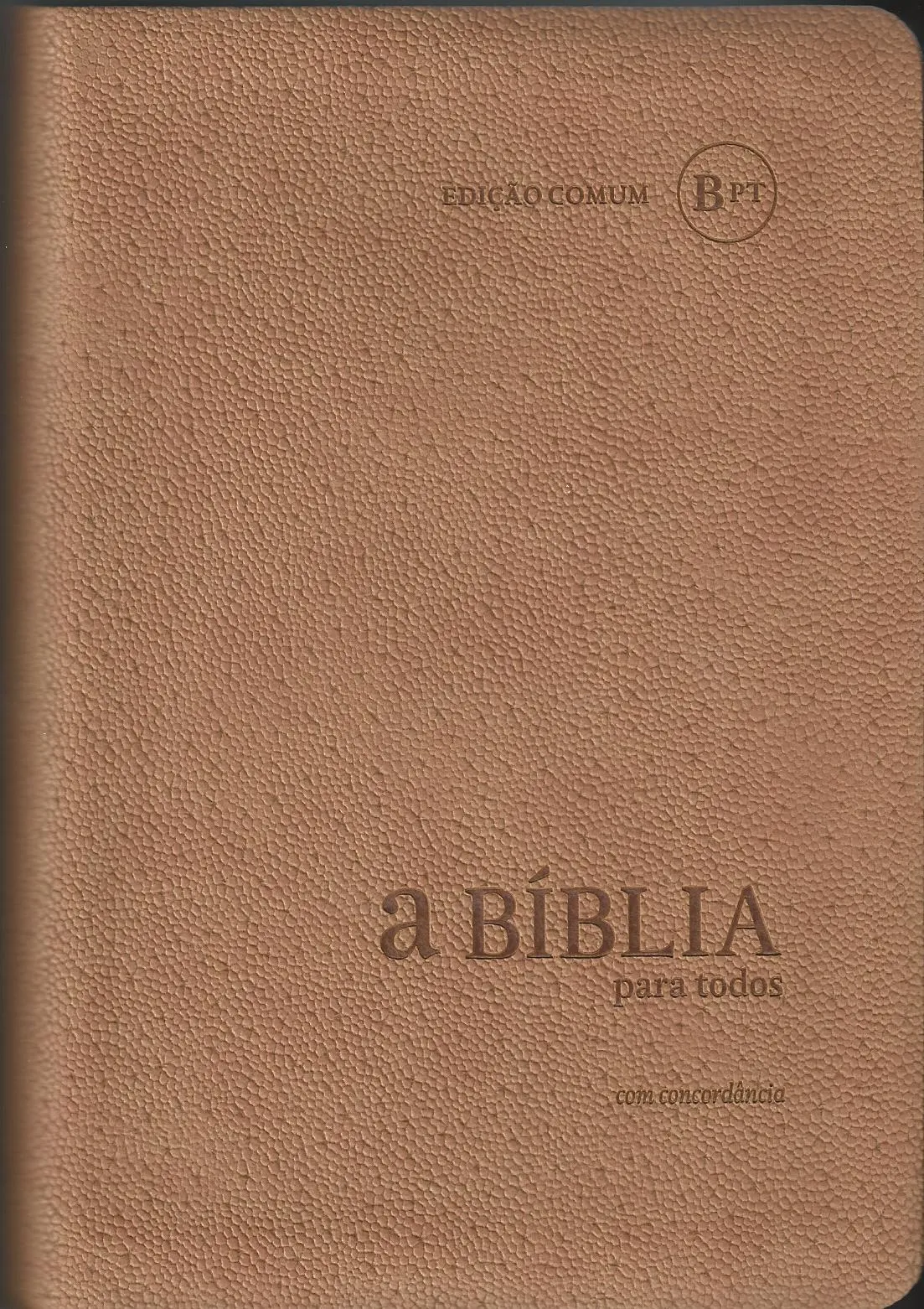 Portugiesisch, Bible Bíblila Para Todos, gebunden, biegsam, creme, Silberschnitt