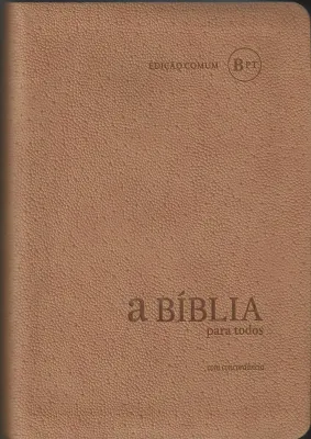 Portugiesisch, Bible Bíblila Para Todos, gebunden, biegsam, creme, Silberschnitt