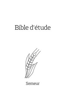 Bible d'étude Semeur 2011, blanche - couverture rigide, tranche or