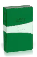 Studienbibel Vie nouvelle, Segond 21, französisch, grünes Duo - Softcover, silberner Schnitt, mit...