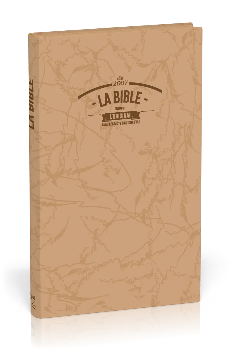 Bible segond 21 slim, beige - couverture souple vivella
