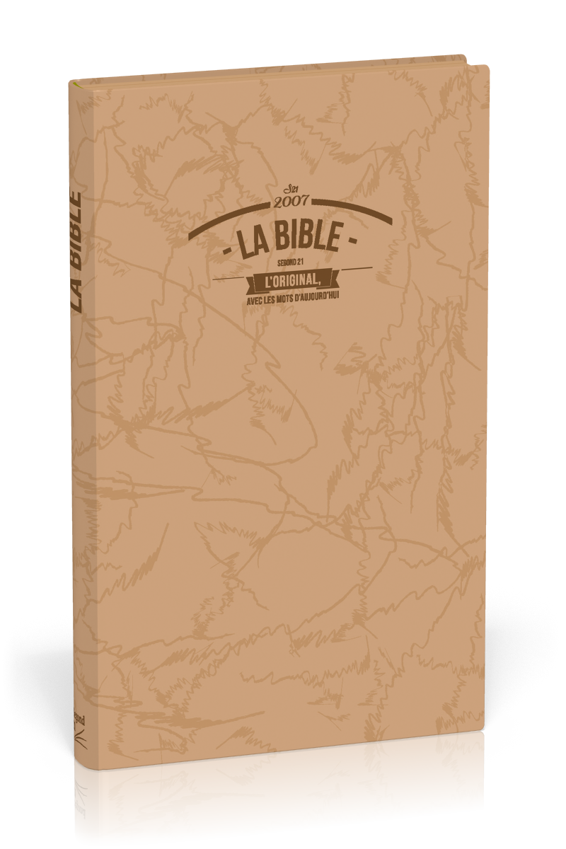 Bible segond 21 slim, beige - couverture souple vivella