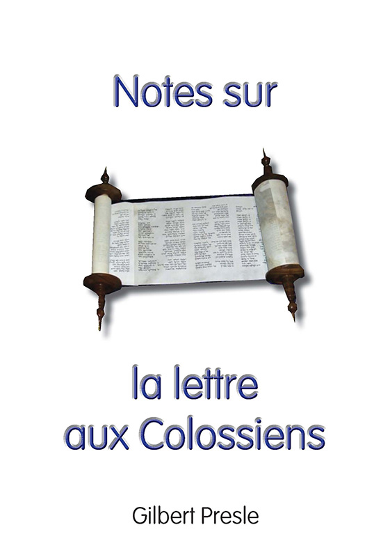 Notes sur la lettre aux Colossiens - Pdf