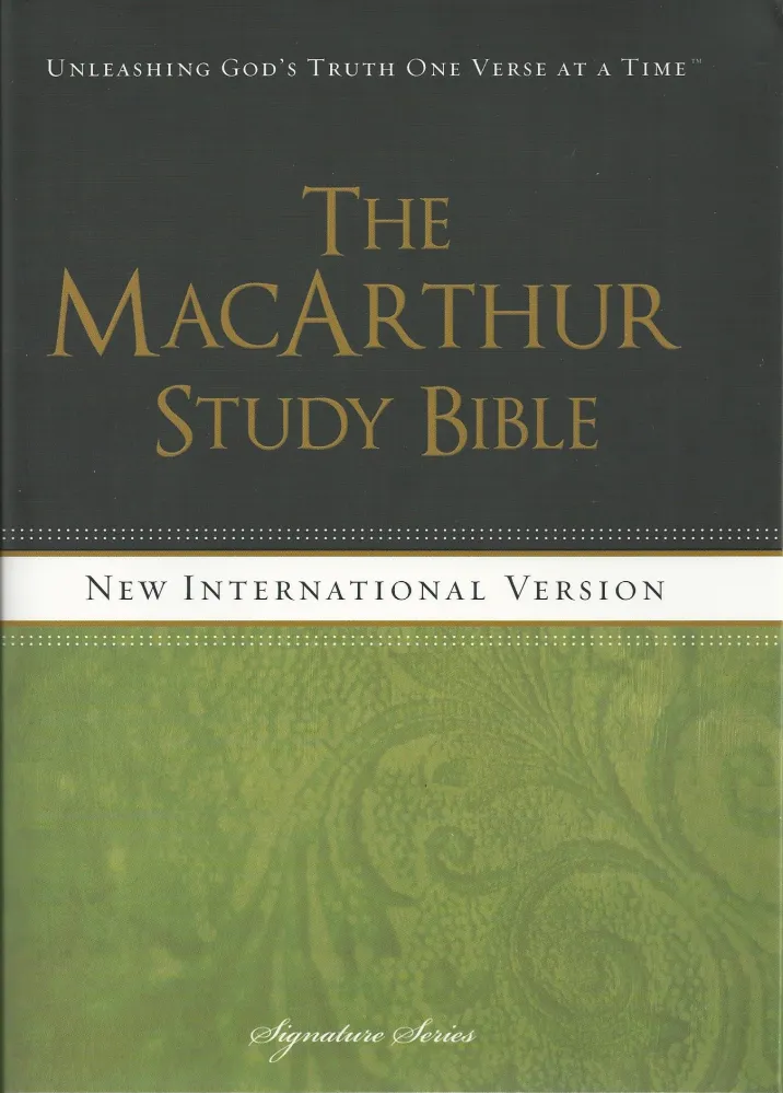 Englisch, Macarthur Studienbibel New International Version, gebunden, schwarz/grün