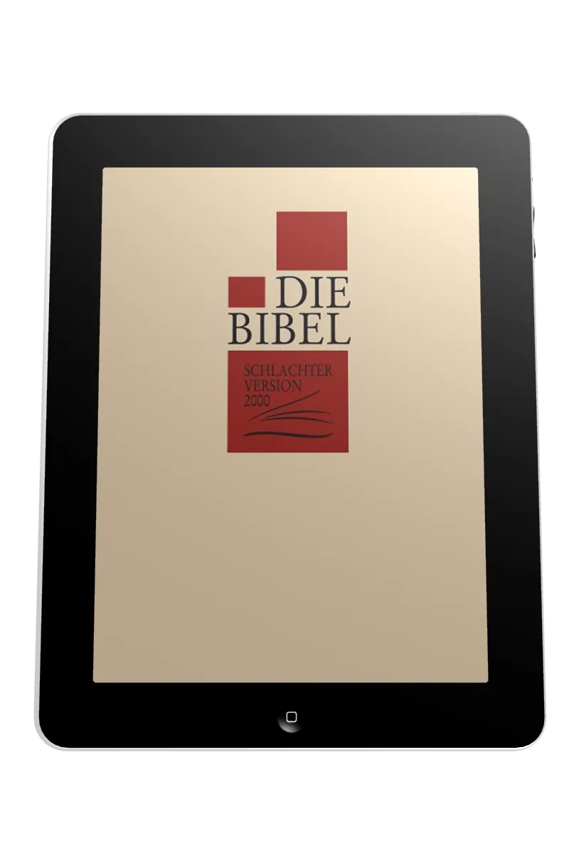 ALLEMAND, BIBLE SCHLACHTER 2000 "CLASSIQUE" - EBOOK
