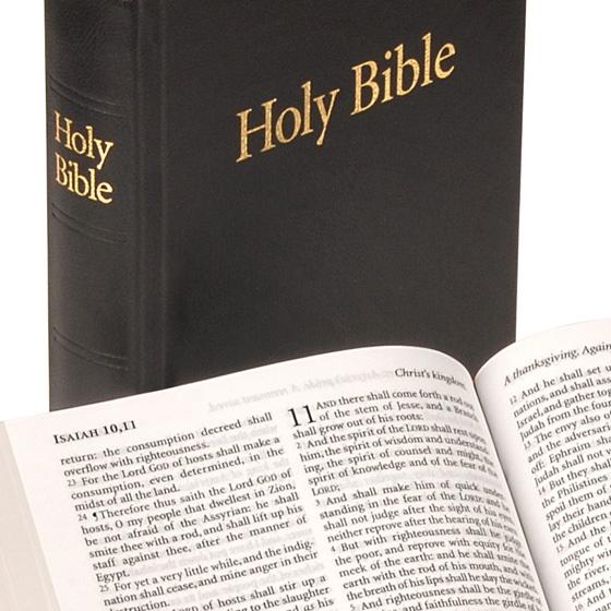 Anglais, Bible KJV 25A, rigide noire, moyen modèle - [King James Version]