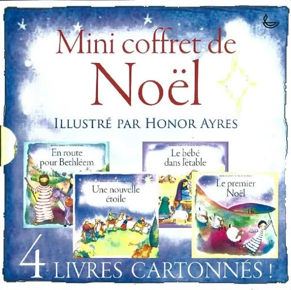 Mini coffret de Noël - 4 livres cartonnés