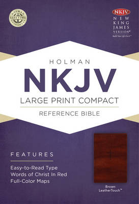 Anglais, Bible NKJV, Large Print Compact Reference Bible - [New King James Version]