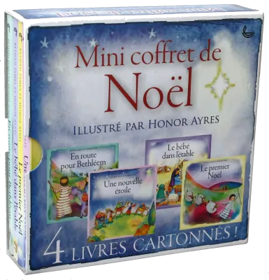 Mini coffret de Noël - 4 livres cartonnés