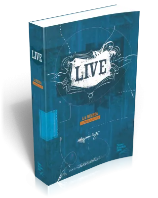 Italien, Bible Live NR 2006, brochée bleue [Nuova Riveduta 2006]