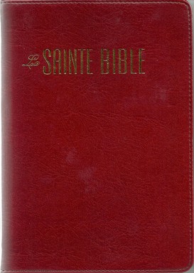 Bible Segond 1880 révisée, compacte, rouge - Esaïe 55, couverture rigide