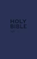 Anglais, Bible NIV, miniature, souple, bleu, similicuir, fermeture éclair - NIV Tiny Navy...