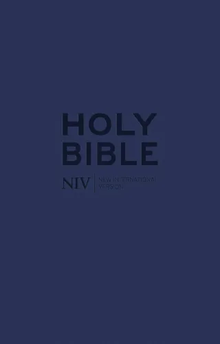 Anglais, Bible NIV, miniature, souple, bleu, similicuir, fermeture éclair - NIV Tiny Navy...
