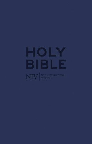 Englisch, Bibel New International Version, Kunstleder, blau, Reissverschluss - NIV Tiny Navy...