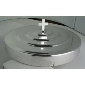 COUVERCLE EN ALU ARGENTÉ - [article de sainte cène]