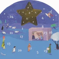 Étoile de Noël et le calendrier de la crêche (L')