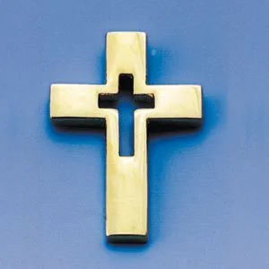 PINS CROIX GOLDFARBEN 15X20