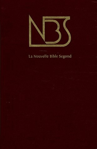 Bible NBS, compacte, bordeaux, sans notes - couverture souple, fibrocuir, tranche or