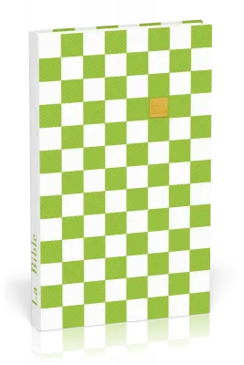 BIBLE SEGOND 21 EXTRA SLIM SOUPLE DAMIERS VERT