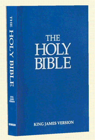 Anglais, Bible KJV, souple, bleue