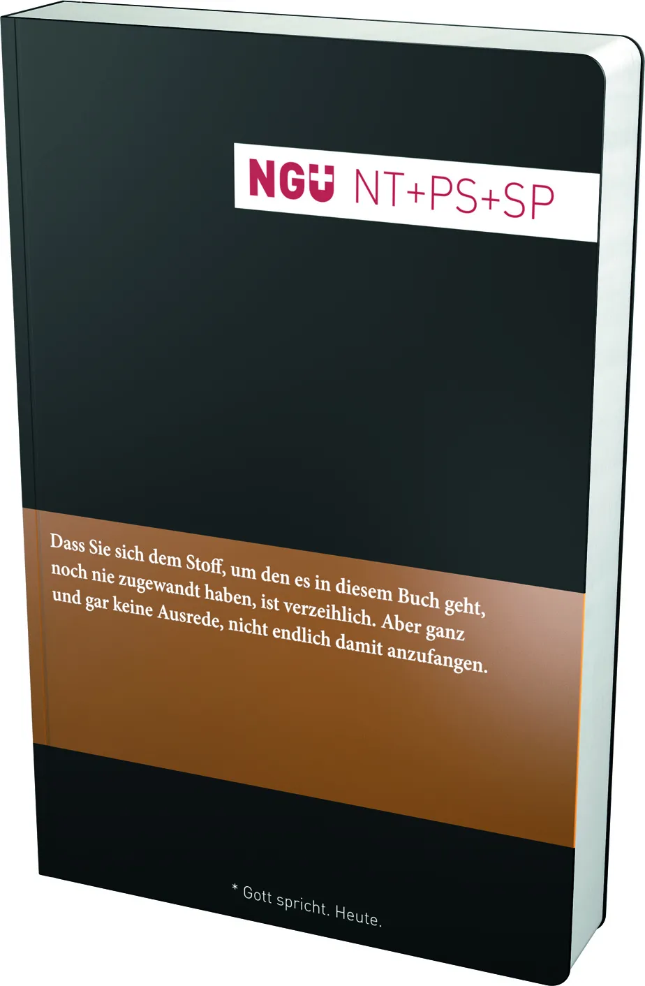 Allemand, NGÜ - Nouveau Testament avec Psaumes et Proverbes - Broché noir