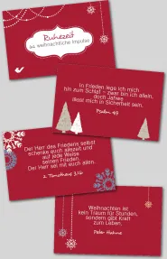 Ruhezeit-Box - 62 Weihnachtliche Impulse