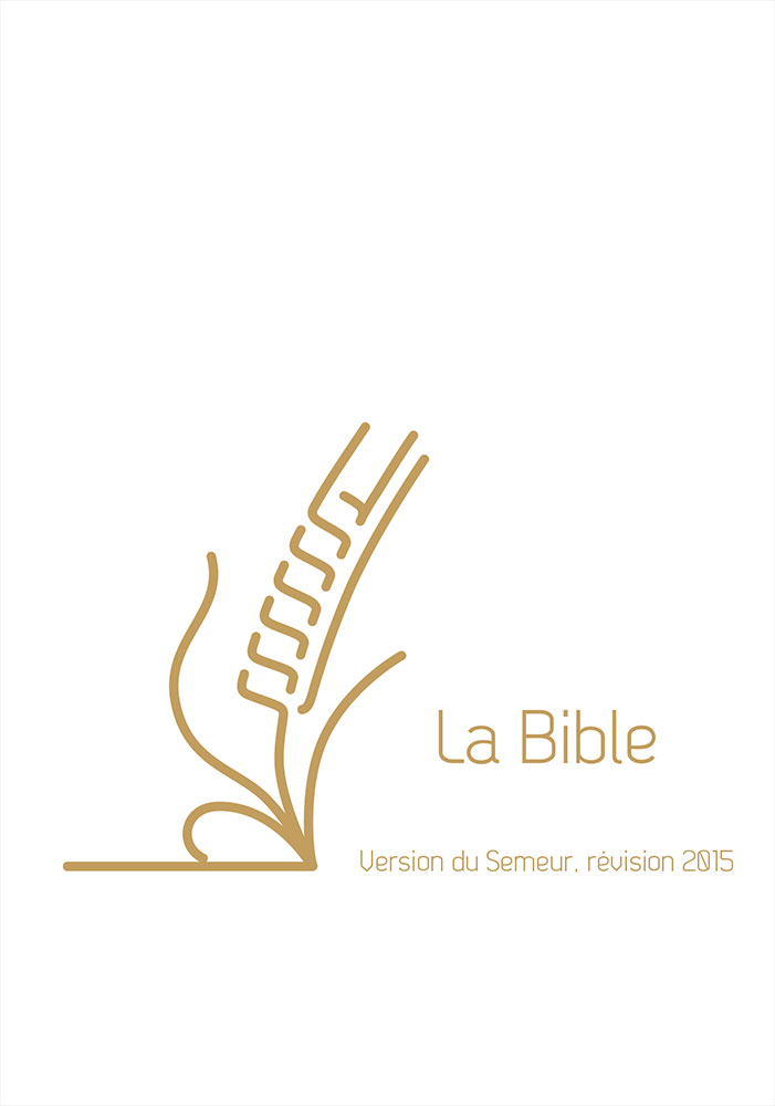 Bible Semeur 2015, compacte, blanche - couverture rigide, renforcée lin, tranches or