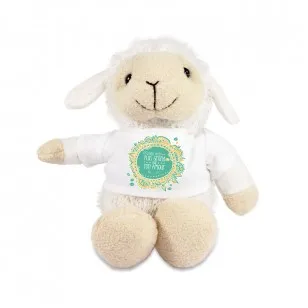 PELUCHE AGNEAU "RIEN N'EST PLUS GRAND"