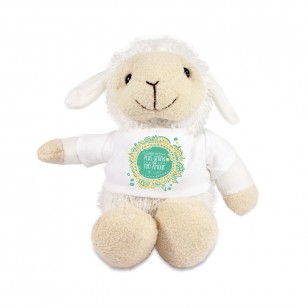 PELUCHE AGNEAU "RIEN N'EST PLUS GRAND"