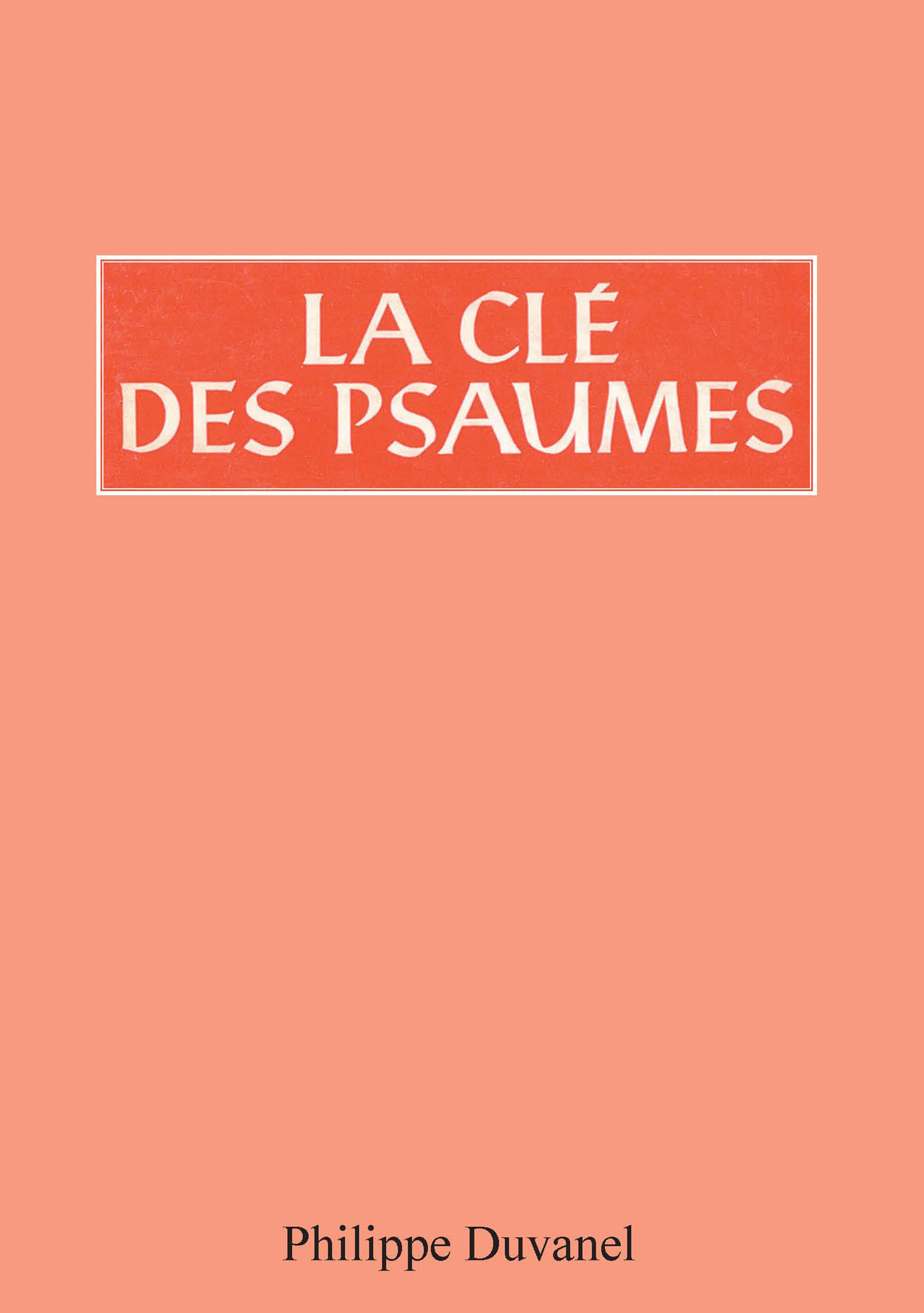 Clé des Psaumes (La) - Pdf