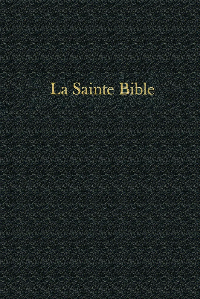 Bible Darby, noire - couverture souple, tranche or