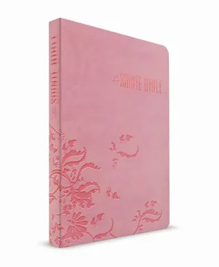Bible de couleur rose avec des motifs arabesques concaves: Couverture en  similicuir souple et doux (9782914483902): Segond 1910: CLC France