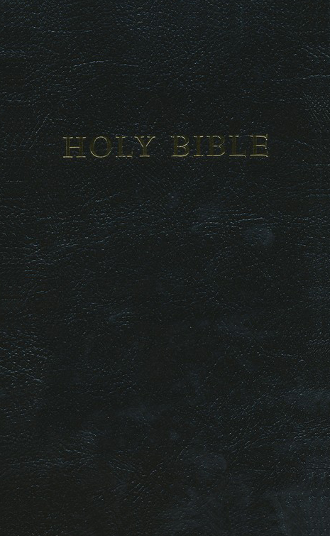 Anglais, Bible KJV, Personal Size Giant Print Reference Bible, imitation leather black - [King James Version]