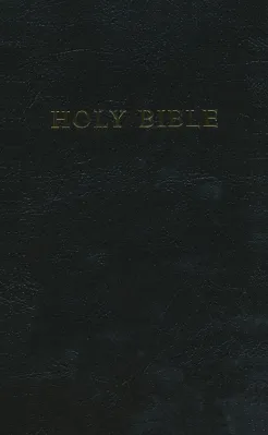 Englisch, Biblel King James Version, Grossdruck, Kunstleder, schwarz, Goldschnitt