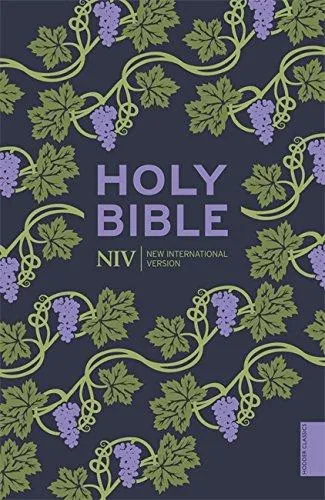 Anglais, Bible, NIV, brochée - couverture illustrée vigne