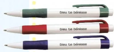 Stylo "Dieu te bénisse", couleurs variées