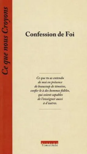 Confession de foi