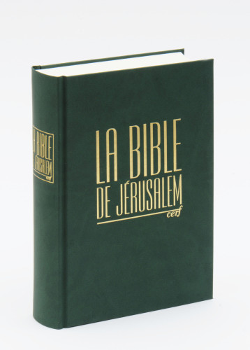 Bible de Jérusalem rigide verte édition revue et corrigée