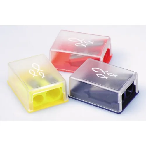 TAILLE CRAYON 2 TROUS (COULEUR SELON ARRIVAGE)