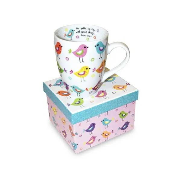Tasse Oiseaux - Psaume 103.5 [410 ml]